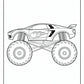 Monster Truck Lamborghini Coloring Pages - Free PDF Printables
