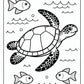 Ocean Turtle Coloring Pages | Free PDF Printables