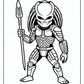 Predator Alien Coloring Pages Free PDF Printables