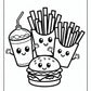 Wonderful Food Kawaii Coloring Pages | Free PDF Printables