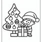 Christmas Preschool Coloring Page | Free PDF Printables