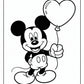 Fun Mickey Valentine Coloring Pages | Free PDF Printables