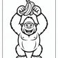Gorilla Banana Coloring Pages | Free PDF Printables