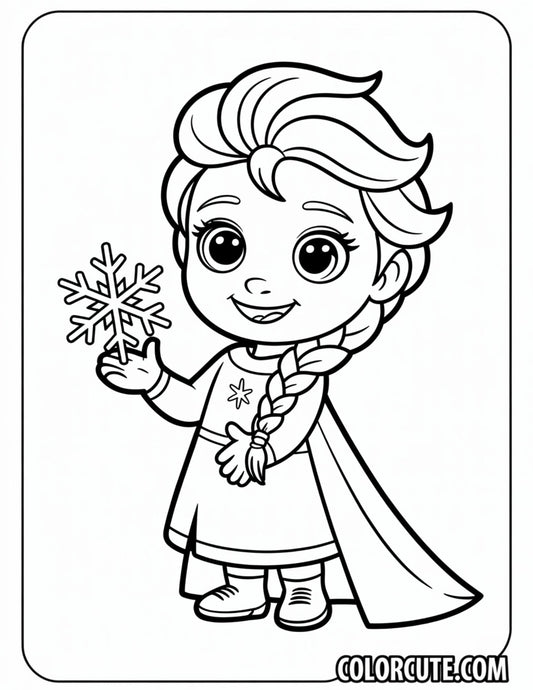 Kids Elsa Coloring Pages | Free PDF Printables