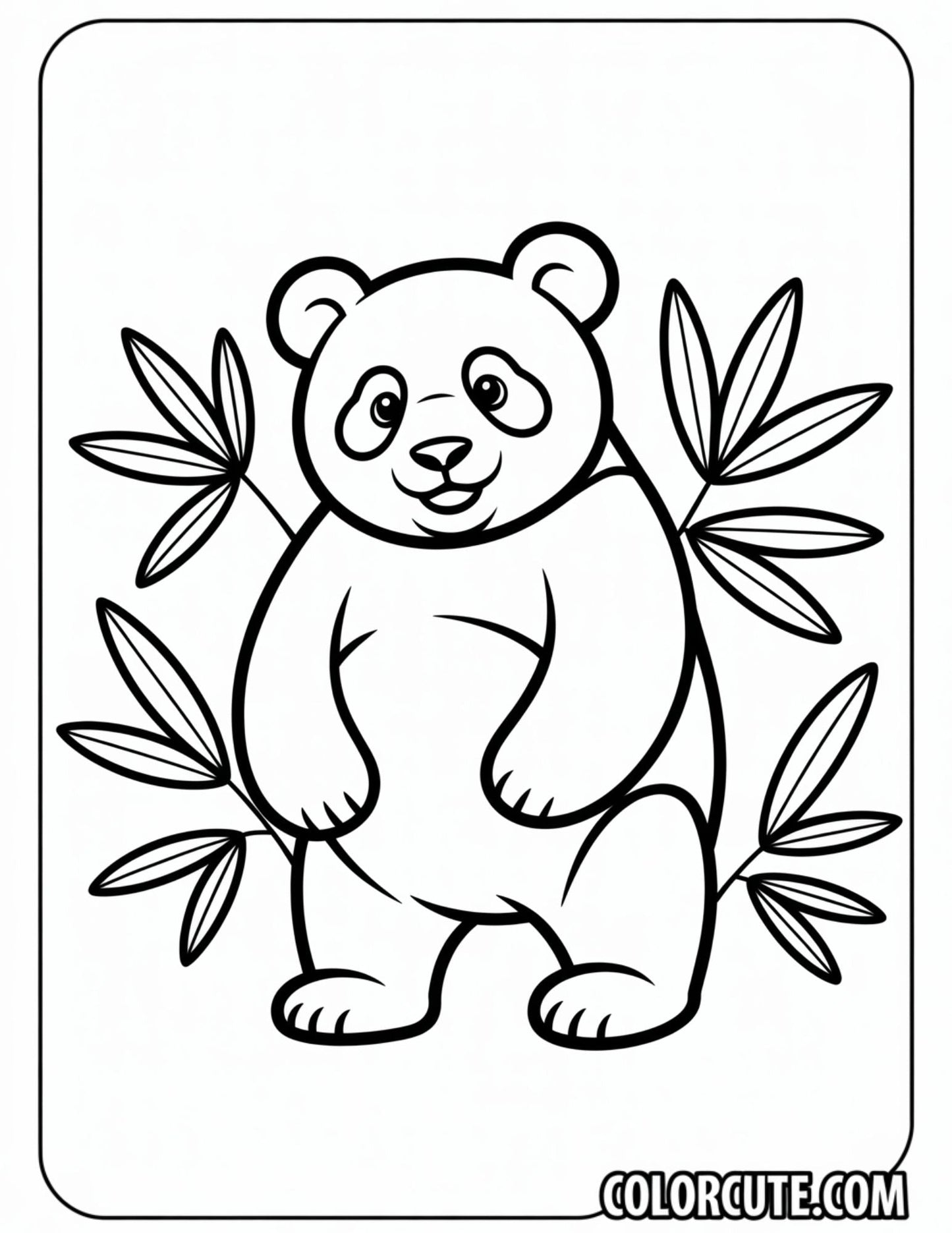 Wild Panda Coloring Pages | Free PDF Printables