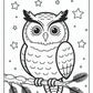 Winter Owl Coloring Pages | Free PDF Printables