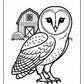 Barn Owl Coloring Pages | Free PDF Printables