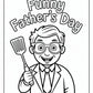 Funny Fathers Day Coloring Pages | Free PDF Printables