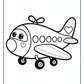 Kawaii Airplane Coloring Pages | Free PDF Printables