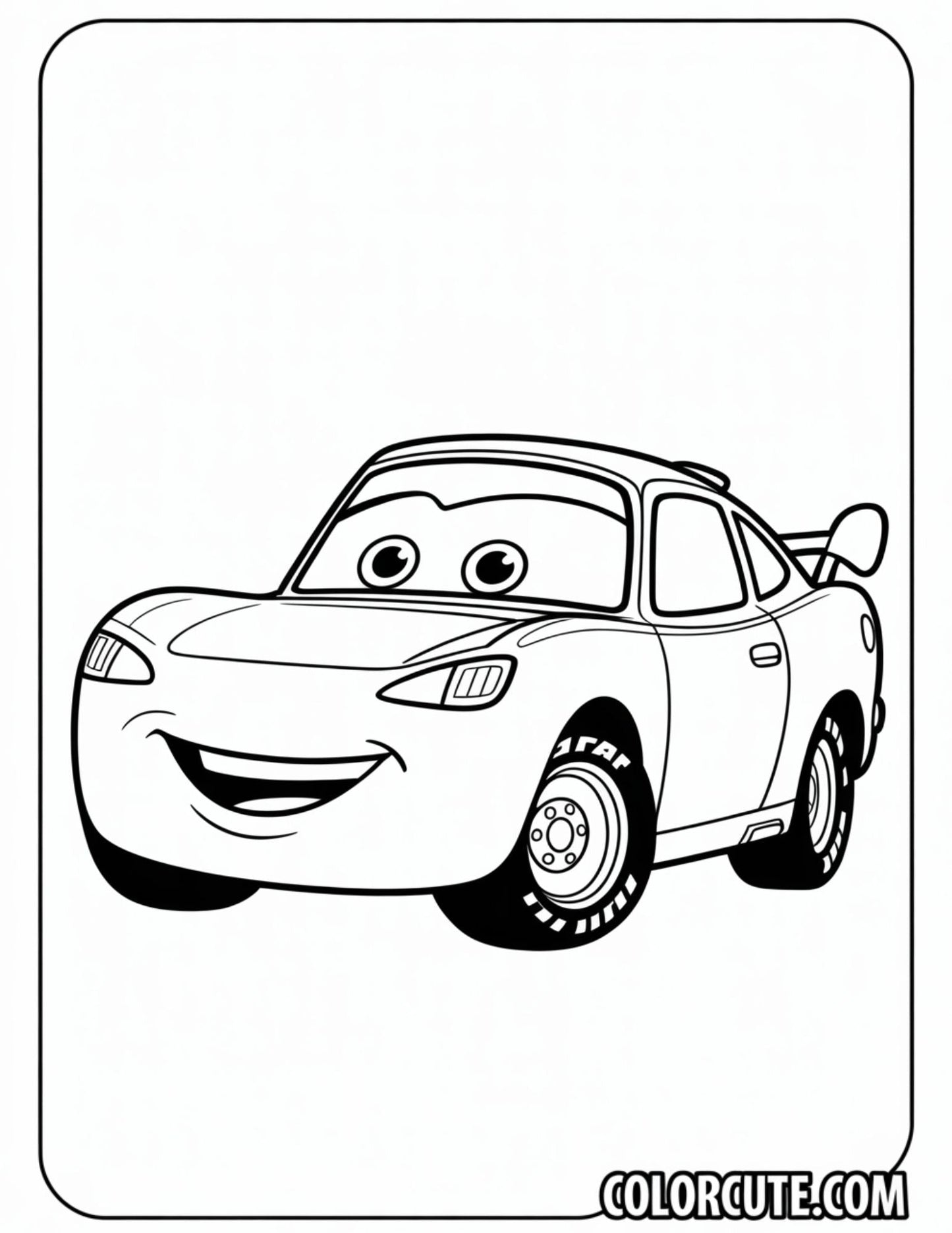 Pixar Car Coloring Pages | Free PDF Printables