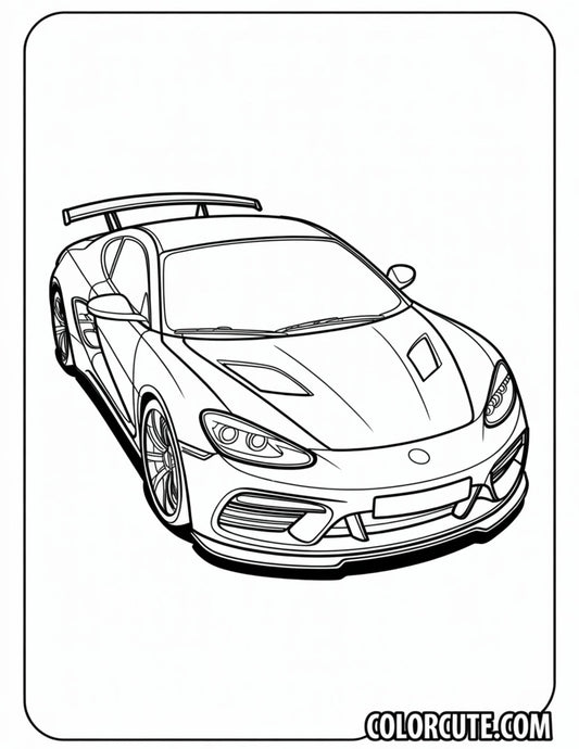 Bugatti Car Coloring Pages | Free PDF Printables