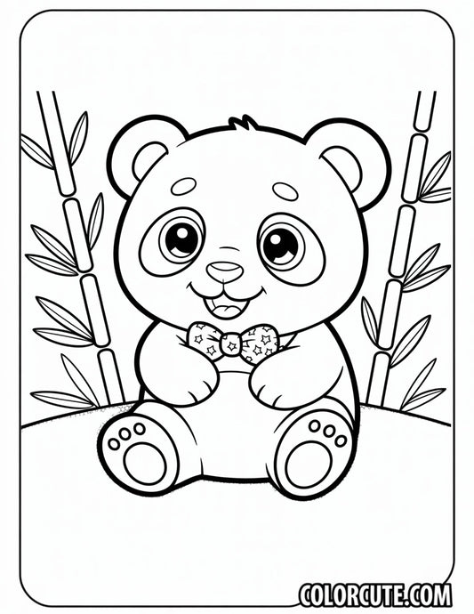 Chubby Panda Coloring Pages | Free PDF Printables