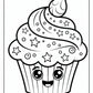 Fun Fantasy Cupcake Coloring Pages | Free PDF Printables