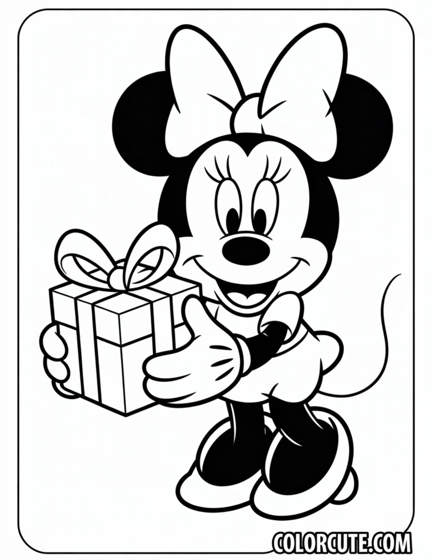 Fun Minnie Valentine Coloring Pages | Free PDF Printables