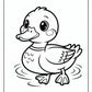 Preschool Duck Coloring Page | Free PDF Printables
