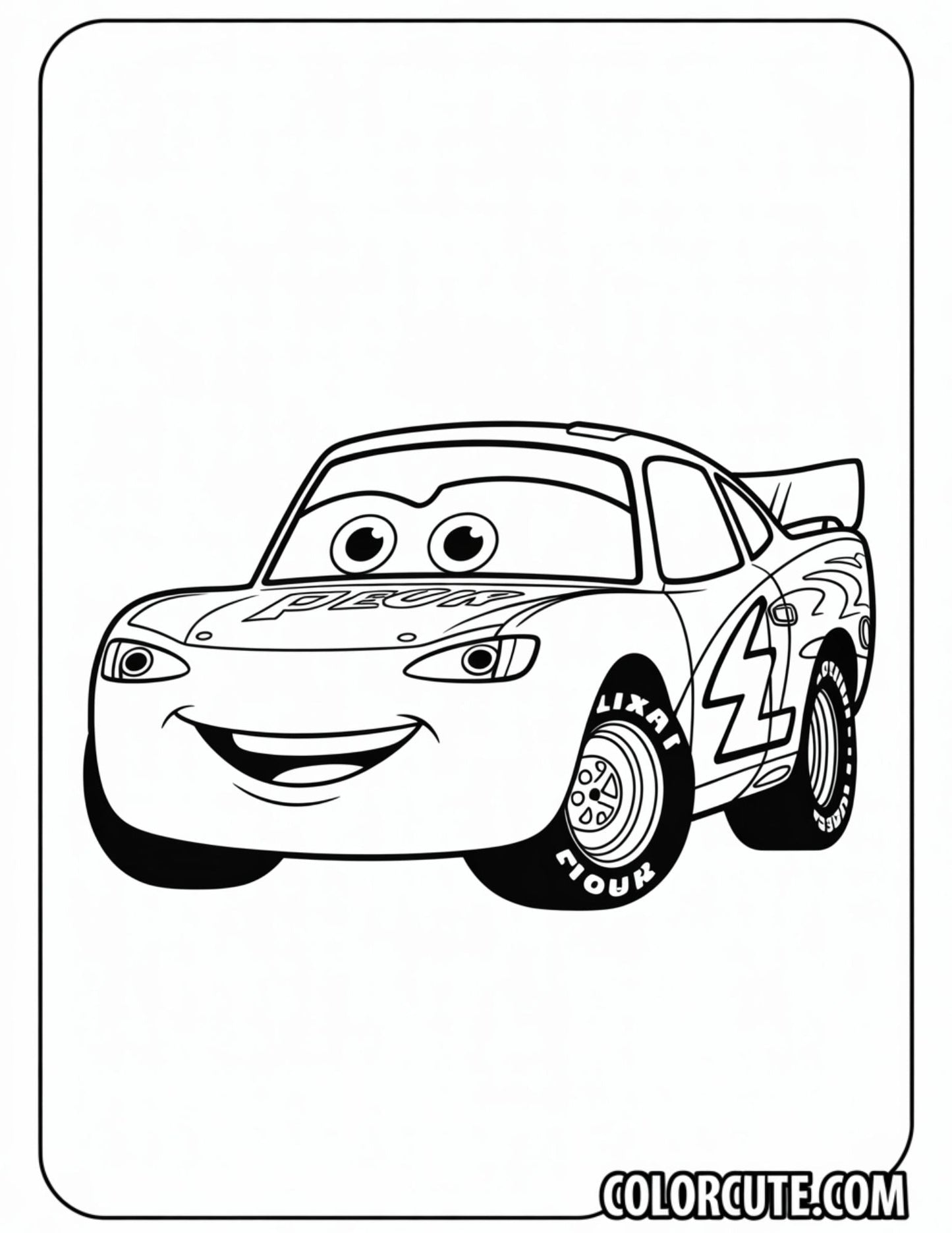 Disney Pixar Car Coloring Pages | Free PDF Printables