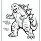 Final Wars Godzilla Coloring Pages | Free PDF Printables