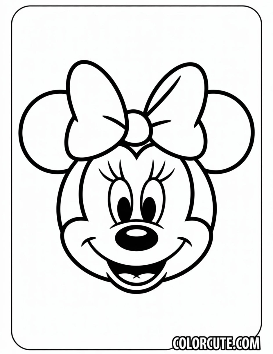 28+ Free Minnie Mouse Coloring Pages - Disney Character PDF Printables ...