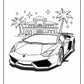Huracan Lamborghini Coloring Pages - Free PDF Printables