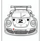 Le Mans Porsche Coloring Pages | Free PDF Printables