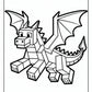 Minecraft Dragon Coloring Pages | Free PDF Printables