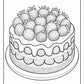 Raspberry Torte Strawberry Coloring Pages – Free PDF Printables