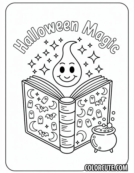 Spell Halloween Coloring Pages | Free PDF Printables