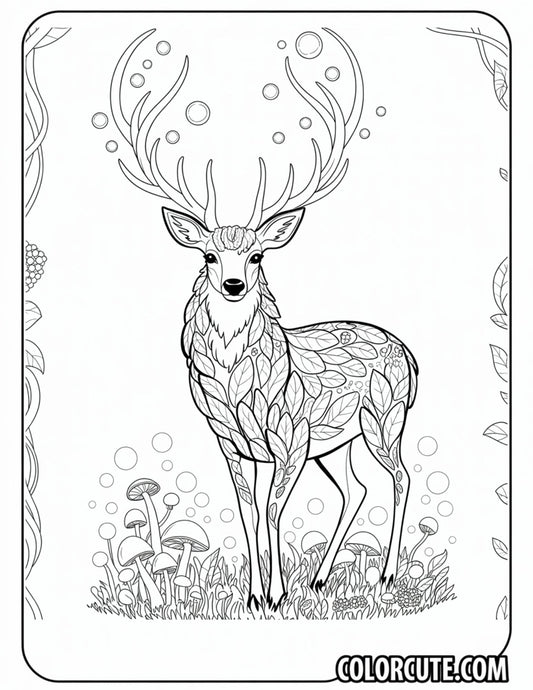 Bambi Deer Coloring Pages - Free PDF Printables