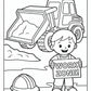 Construction Preschool Coloring Page | Free PDF Printables