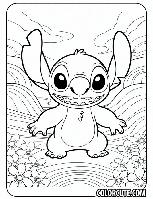 Detailed Stitch Coloring Pages | Free PDF Printables