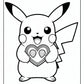Fun Pokemon Valentine Coloring Pages | Free PDF Printables