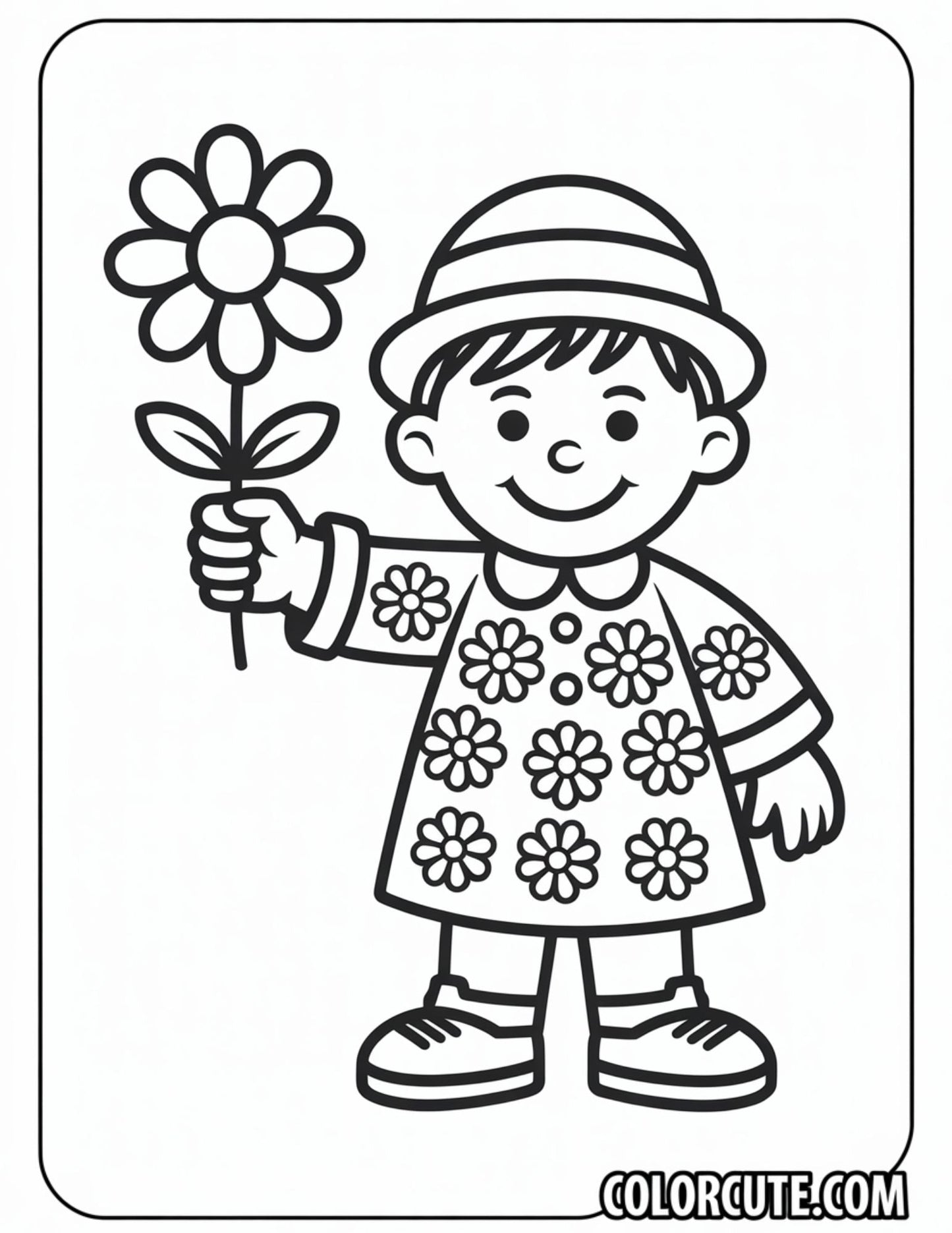 Kindergarten Spring Coloring Pages Free PDF Printables