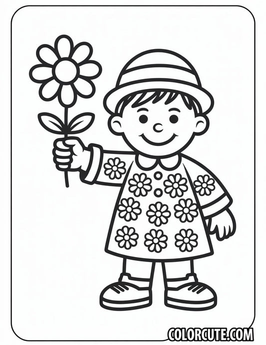Kindergarten Spring Coloring Pages Free PDF Printables