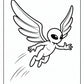 Jetray Alien Coloring Pages Free PDF Printables