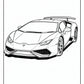 Gallardo Lamborghini Coloring Pages - Free PDF Printables