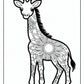 Giraffe Mandala Coloring Pages | Free PDF Printables