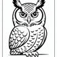 Great Horned Owl Coloring Pages | Free PDF Printables