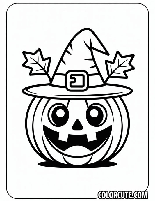 Halloween Bold and Easy Coloring Pages | Free PDF Printables