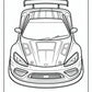 Racing Car Coloring Page | Free PDF Printables