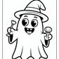 Simple Halloween Coloring Pages | Free PDF Printables
