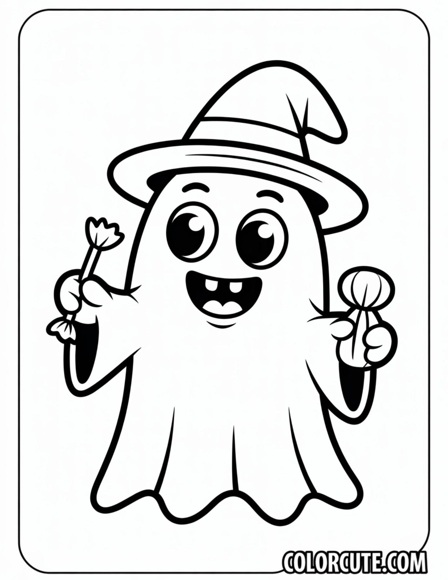 Simple Halloween Coloring Pages | Free PDF Printables