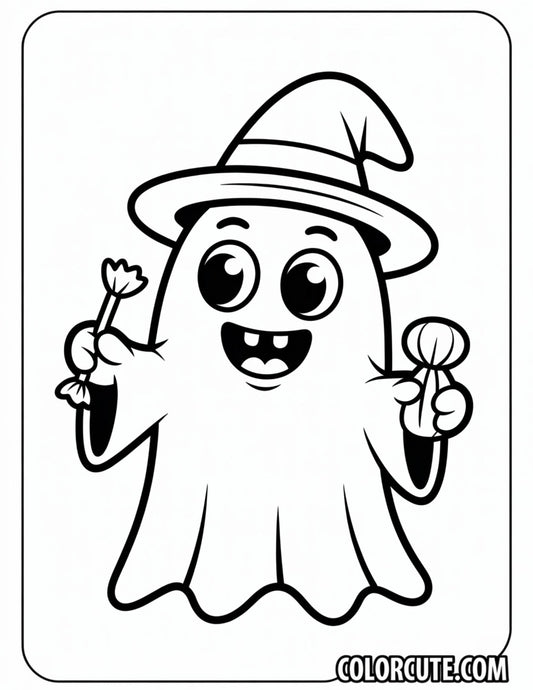 Simple Halloween Coloring Pages | Free PDF Printables