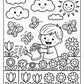 Spring Preschool Coloring Pages | Free PDF Printables