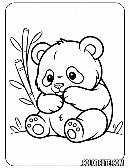 Adorable Panda Coloring Pages | Free PDF Printables