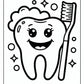 Dental Health Preschool Coloring Page | Free PDF Printables
