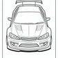 Modified Car Coloring Pages | Free PDF Printables