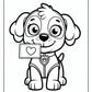 Paw Patrol Valentine Coloring Pages | Free PDF Printables