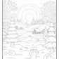 Winter Landscape Coloring Pages | Free PDF Printables