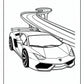 Convertible Lamborghini Coloring Pages - Free PDF Printables