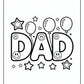 Easy Fathers Day Coloring Pages | Free PDF Printables